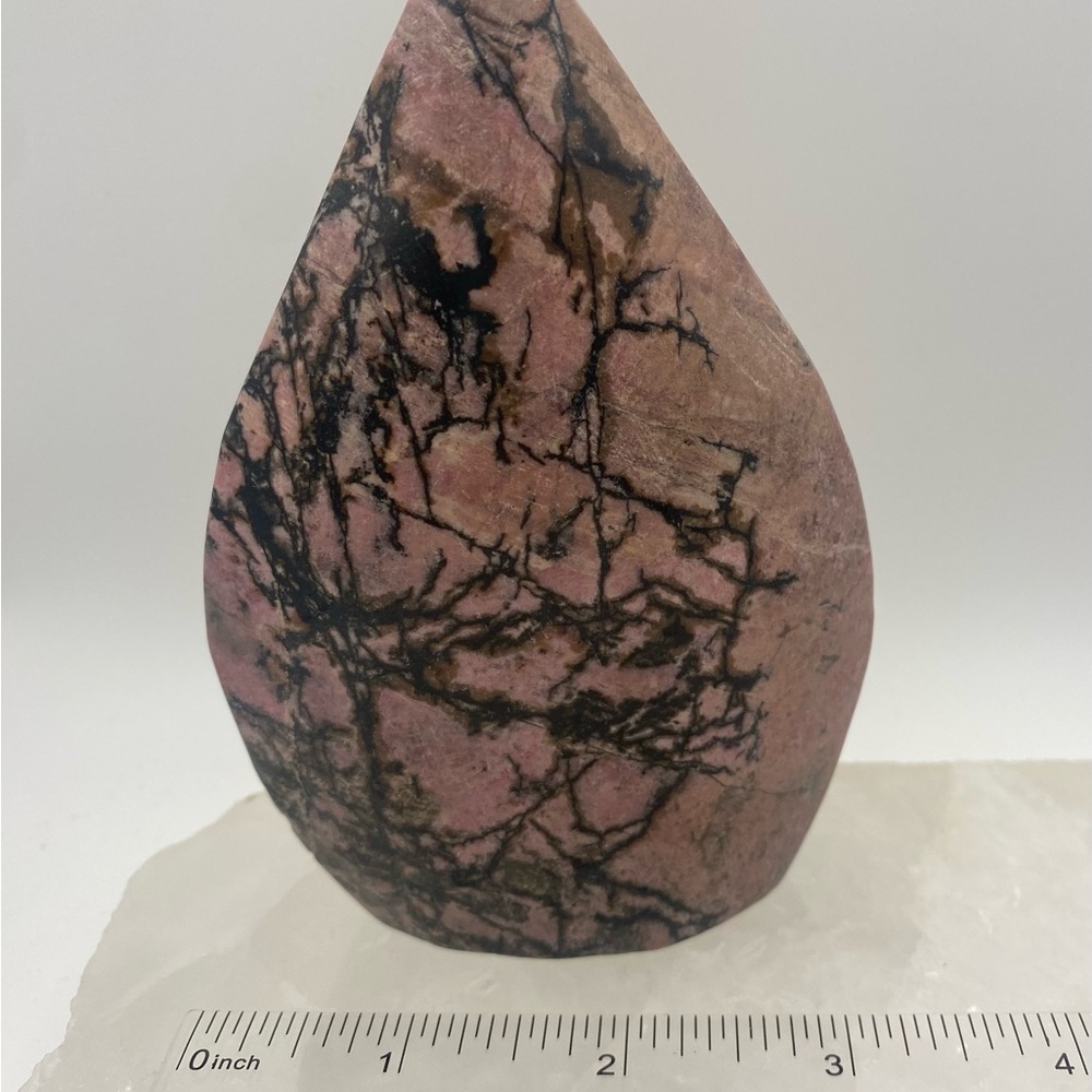 Rhodonite Teardrop Crystal